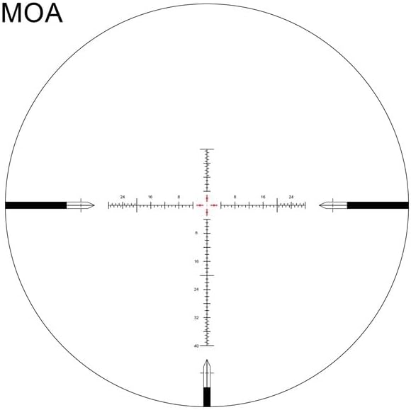 Arken Optics SH4J 6-24×50 FFP Rifle Scope | VHR MOA Illuminated Reticle | Zero Stop | 34mm Tube