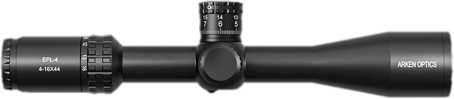 Arken Optics EPL4 FFP Lightweight Rifle Scope | VHR MIL Illuminated Reticle | Zero Stop | 30mm Tube