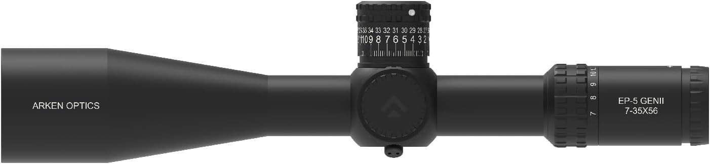 Arken Optics EP-5 Gen 2 7-35×56 FFP Rifle Scope | VPR MIL Illuminated Reticle | Zero Stop | 34mm Tube