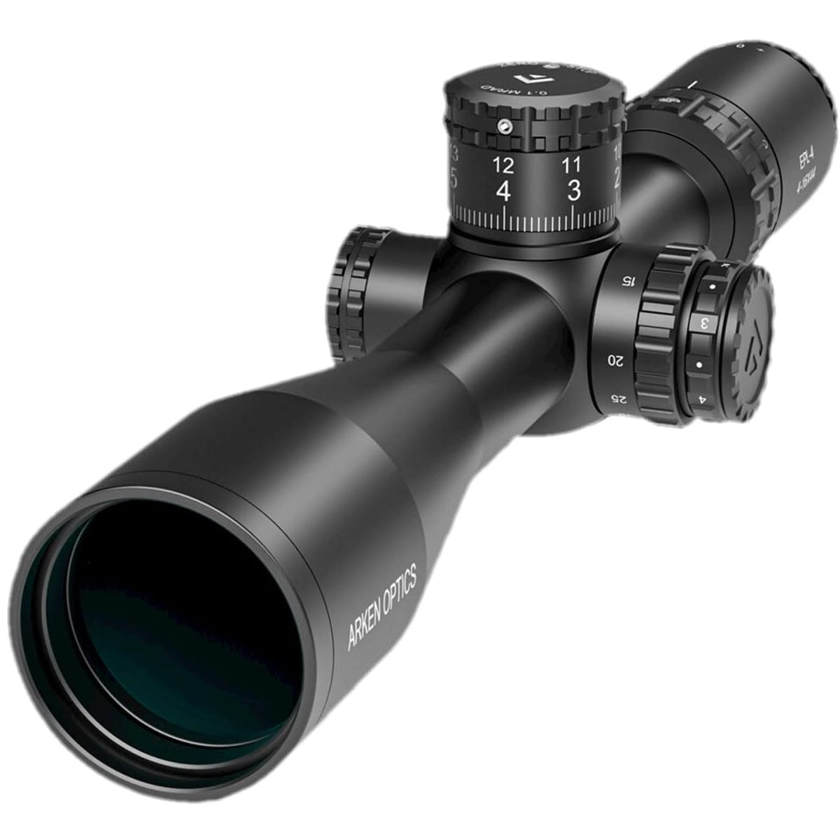 Arken Optics EPL4 FFP Lightweight Rifle Scope | VHR MIL Illuminated Reticle | Zero Stop | 30mm Tube