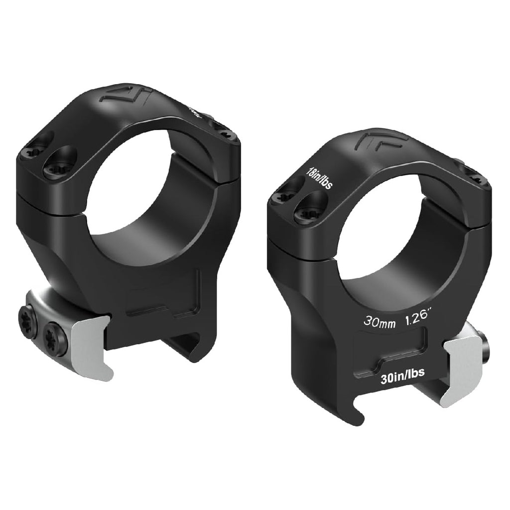 Arken Optics Halo Ti™ Titanium Rifle Scope Rings | 30mm | 1.26” Medium | MIL-STD Picatinny