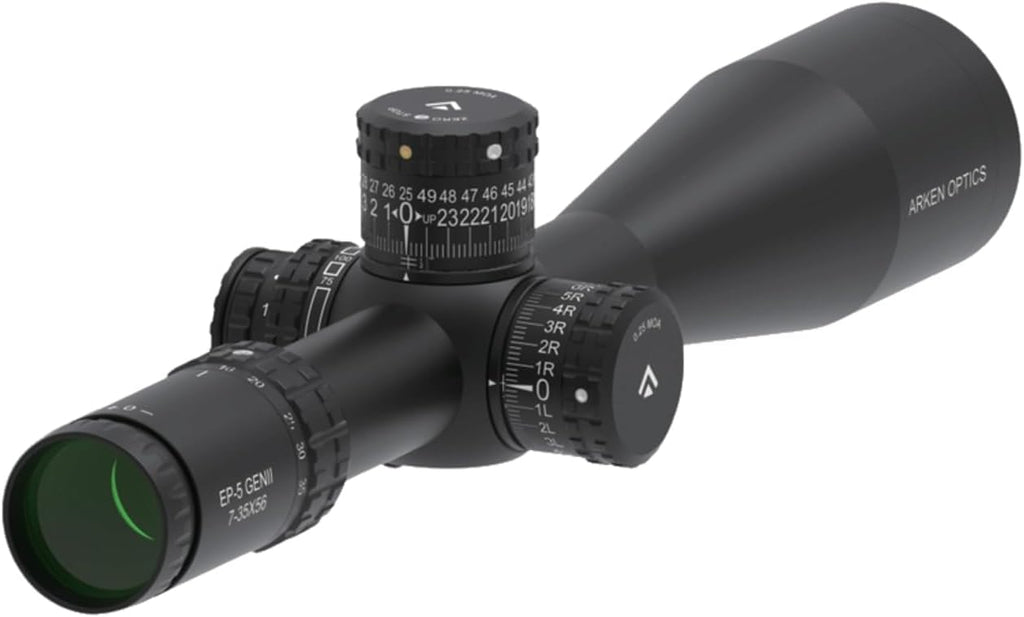 Arken Optics EP-5 Gen 2 7-35×56 FFP Rifle Scope | VPR MIL Illuminated Reticle | Zero Stop | 34mm Tube