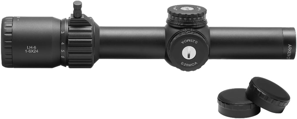 Arken Optics LH-6 1-6×24 SFP Rifle Scope | Illuminated Reticle | 30mm Tube | Lightweight LPVO