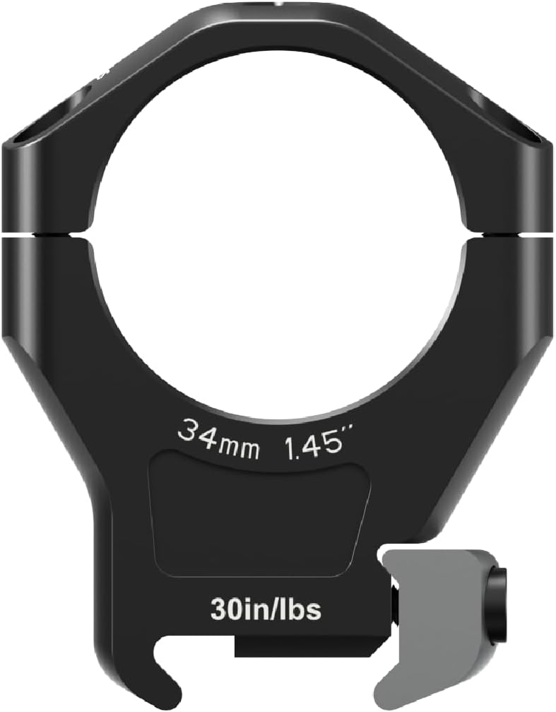 Arken Optics Halo Ti™ Titanium Rifle Scope Rings | 34mm | High | MIL-STD Picatinny