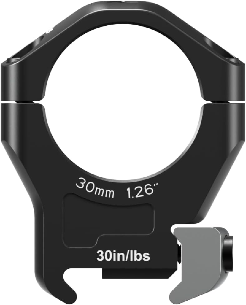 Arken Optics Halo Ti™ Titanium Rifle Scope Rings | 30mm | 1.26” Medium | MIL-STD Picatinny