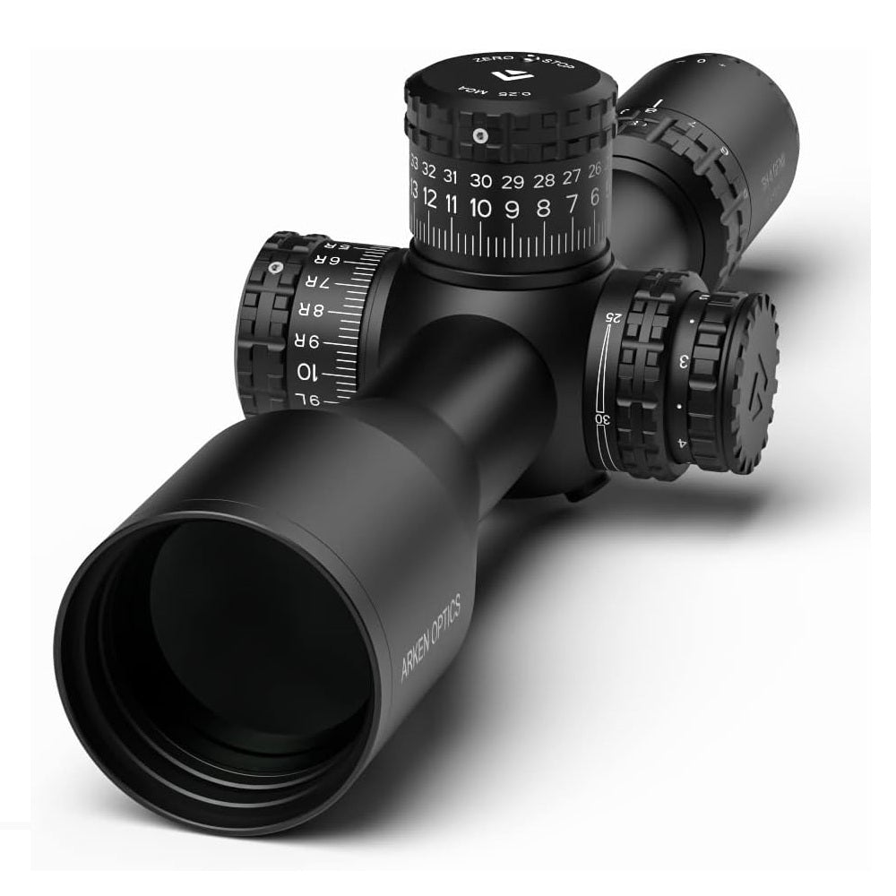 Arken Optics SH4 Gen 2 4-16×50 FFP Rifle Scope | VPR MIL Illuminated Reticle | Zero Stop | 34mm Tube