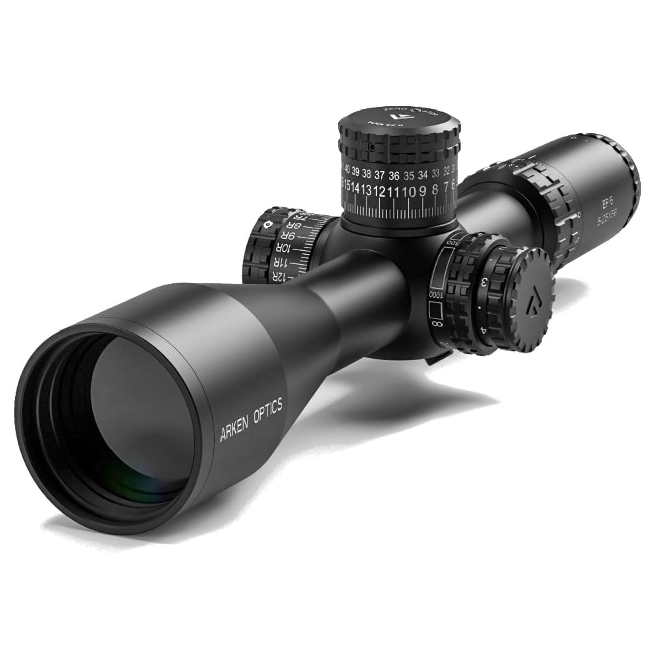 Arken Optics EP5 5-25x56 FFP Rifle Scope | VPR MIL Illuminated Reticle | Zero Stop | 34mm Tube